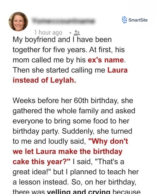 I Caused Yelling And Crying at My Boyfriend’s Mom’s Birthday Because She Kept Calling Me by the Wrong Name