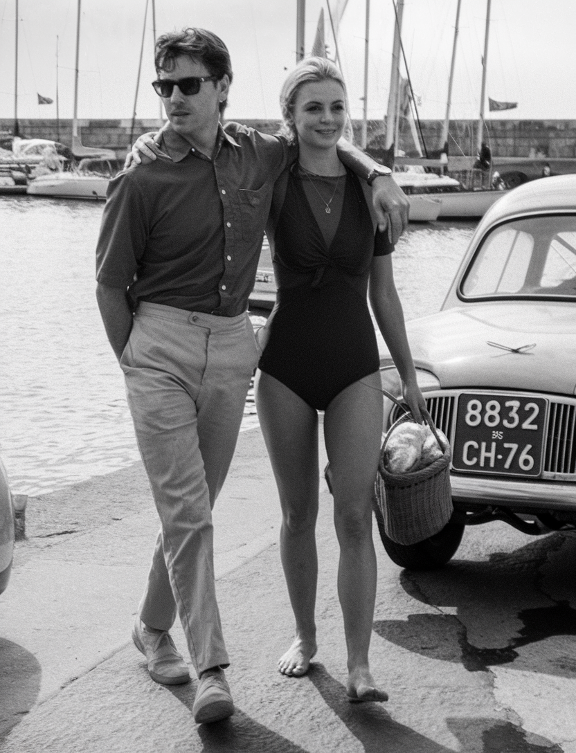 Alain Delon & Brigitte Bardot (1968)