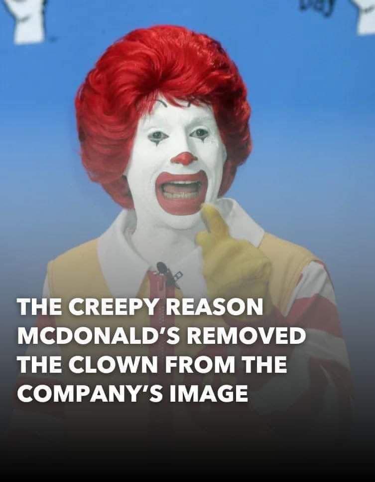 Why McDonald’s Removed The Clown From The Company Image