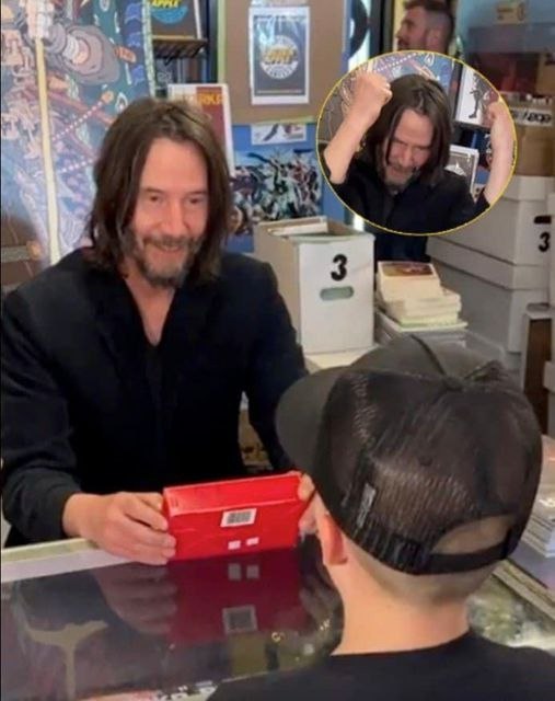 Keanu Reeves’ reaction to 9-year-old who says he’s his favorite actor is breaking hearts