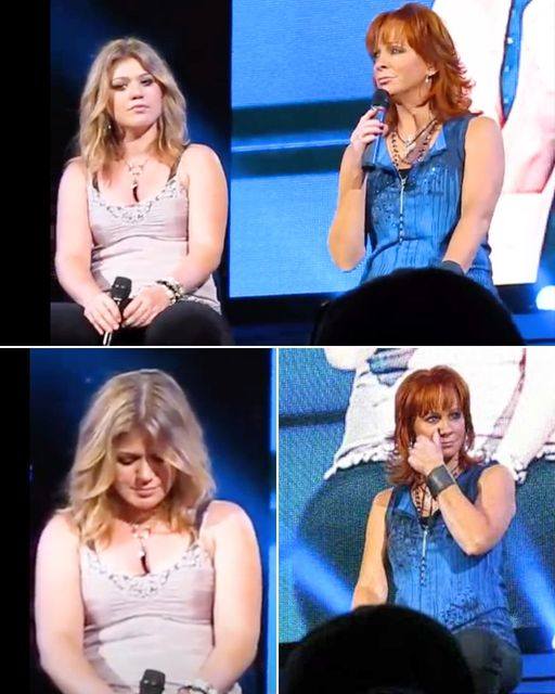 Reba McEntire Brought Kelly Clarkson On Stage To Sing One Of The Saddest Songs In Country Music, ‘The Greatest Man I Never Knew.’ Neither Could Hold Back Their Tears As They Performed Together.