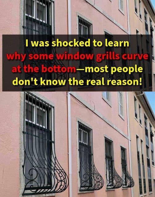 Here’s Why Some Window Grills Have a Curved Bottom