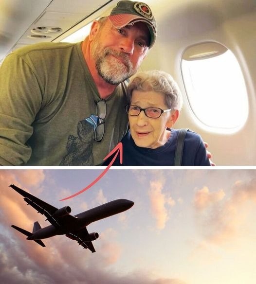 Man Gives Up His First-Class Seat To 88-Year-Old Stranger, Bringing Her To Tears