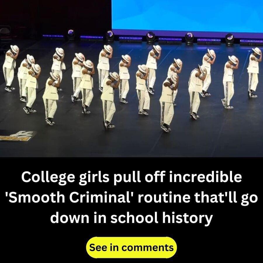 College team make history with performance of ‘Smooth Criminal’.